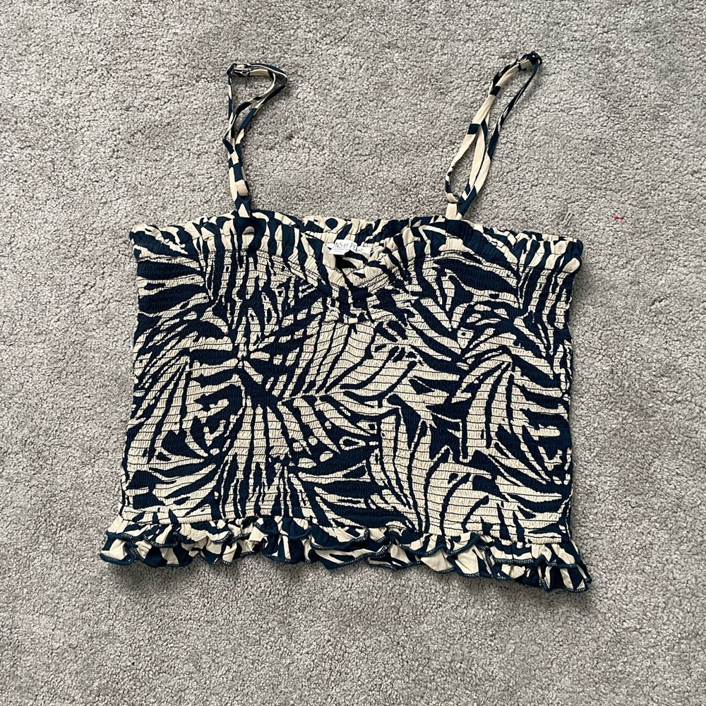 Pattern Crop Top